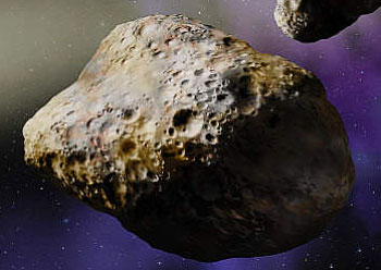 Em 2009 um asteróide passou raspando a Terra